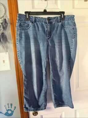 d. jeans Mid-Blue Cropped Women's Ankle Jeans